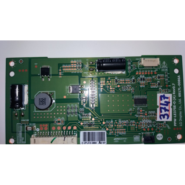 LG , 6917L-0086A , PPW-LE37SE-O (A) REV0.7 ,  PPW-LE37SE-0 (A) REV0.7 , LG LED DRİVER BOARD